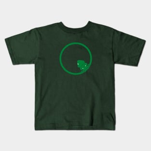 Squid on circle Kids T-Shirt